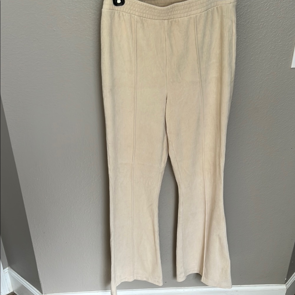 Aerie Velour Wide-Leg Pants